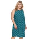 Plus Size Croft & Barrow&reg; Pleat Sleeveless Dress, Women's, Size: 2xl, Med Blue