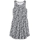Girls 7-16 So&reg; Printed Dress, Size: M/10, White