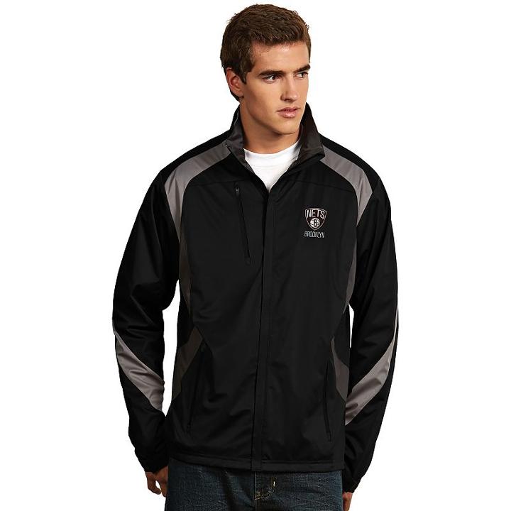 Men's Antigua Brooklyn Nets Tempest Jacket, Size: Xl, Oxford