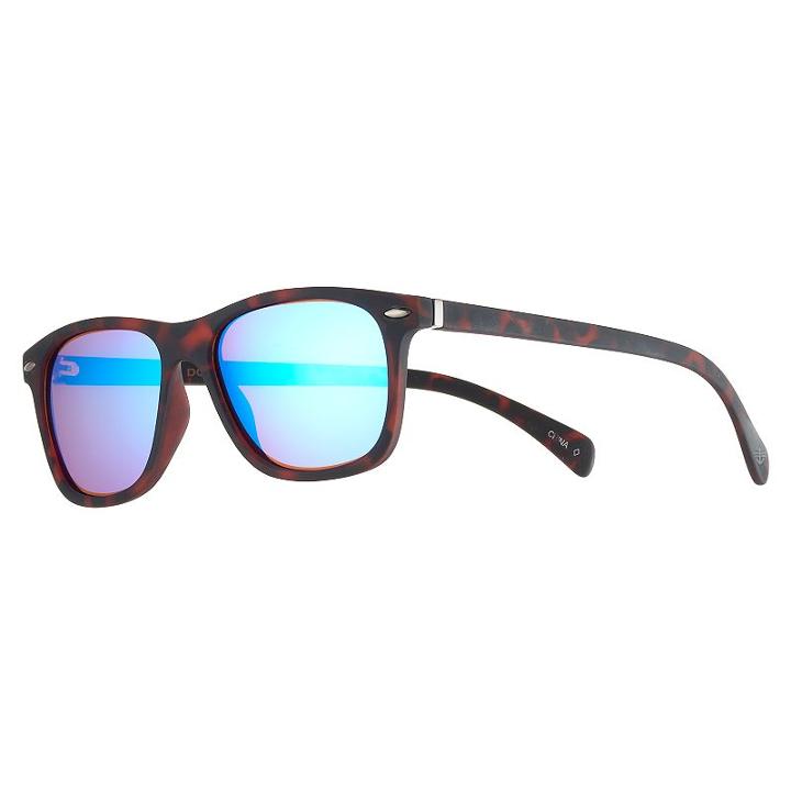 Men's Dockers Mirror Sunglasses, Dark Brown