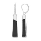 Dana Buchman Black Bar Drop Earrings, Women's