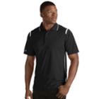 Men's Antigua Merit Essential Golf Polo, Size: Small, Black