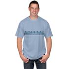 Men's Newport Blue Tropical Graphic Tee, Size: Large, Blue Other