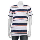 Big & Tall Urban Pipeline&reg; Maxflex Athletic-fit Striped V-neck Tee, Men's, Size: Xxl Tall, Blue