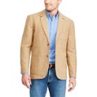 Men's Chaps Classic-fit Herringbone Wool-blend Blazer, Size: Medium, Beig/green (beig/khaki)