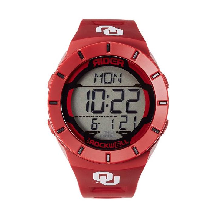 Rockwell Oklahoma Sooners Coliseum Chronograph Watch - Men, Med Red