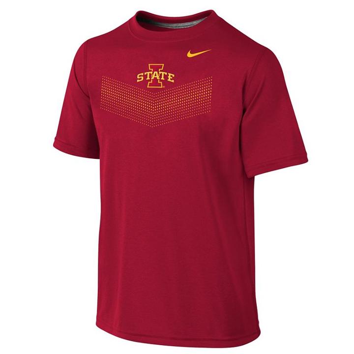Boys 8-20 Nike Iowa State Cyclones Legend Tee, Boy's, Size: Xl, Red