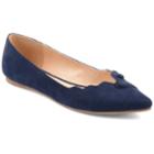 Journee Collection Mila Women's Flats, Size: Medium (6), Blue (navy)