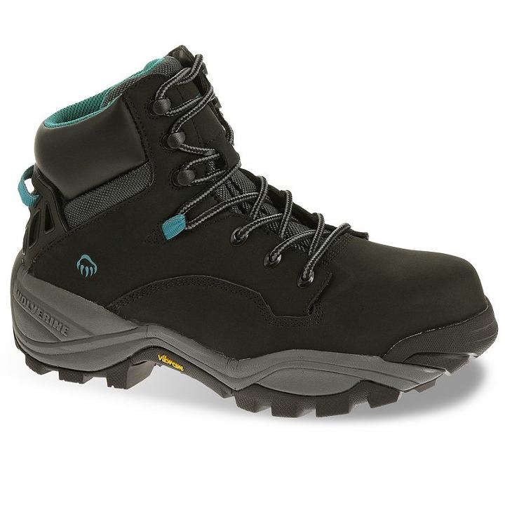 Wolverine Growler Lx Women's Composite-toe Work Boots, Size: Medium (6.5), Black