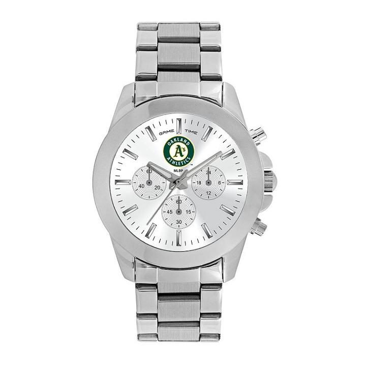 Women's Game Time Oakland Athletics Knockout Watch, Silver