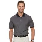 Men's Haggar In Motion Regular-fit Stretch Polo, Size: Medium, Black