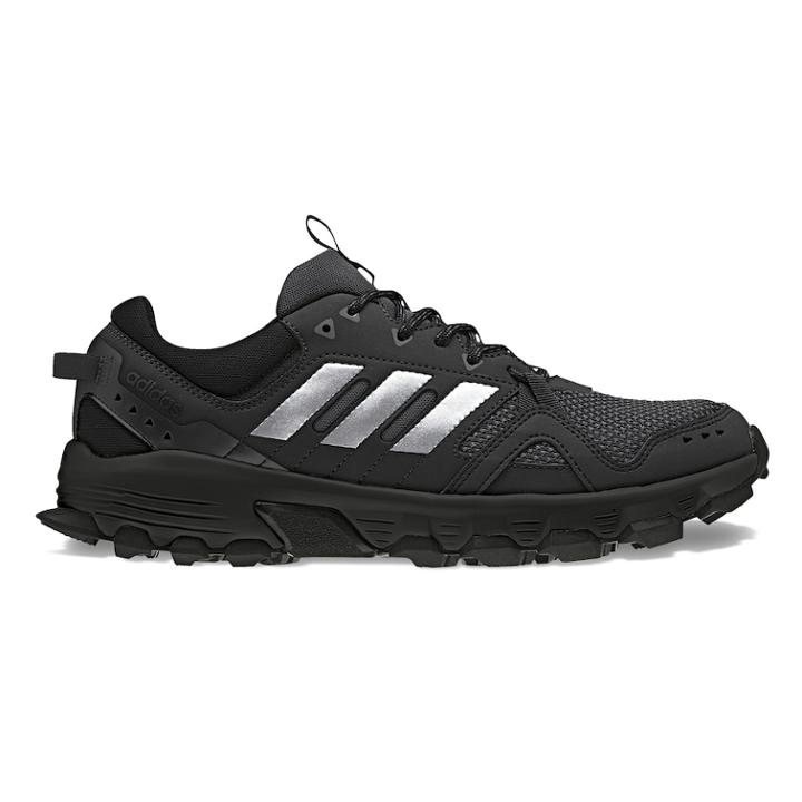 Adidas Rockadia Trail Men's Trail Running Shoes, Size: 10.5 Wide, Black