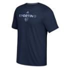 Men's Adidas Sporting Kansas City Ultimate Tee, Size: Small, Blue (navy)