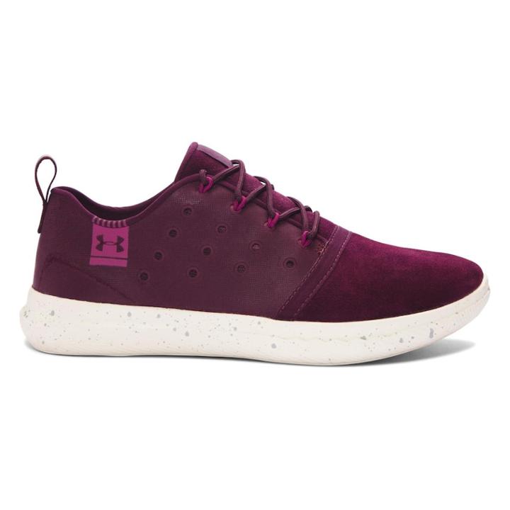 Under Armour Charged 24/7 Low Suede Women's Sneakers, Size: 11, Purple