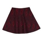Girls 7-16 Iz Amy Byer Bonded Lace Skater Skirt, Girl's, Size: Large, Red