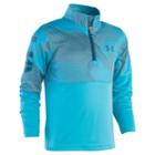 Boys 4-7 Under Armour 1/4 Zip Sequence Mock Layer Pullover Top, Size: 6, Med Blue