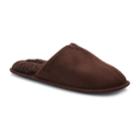 Men's Wembley Microsuede Center Gore Scuff Slippers, Size: Medium, Brown