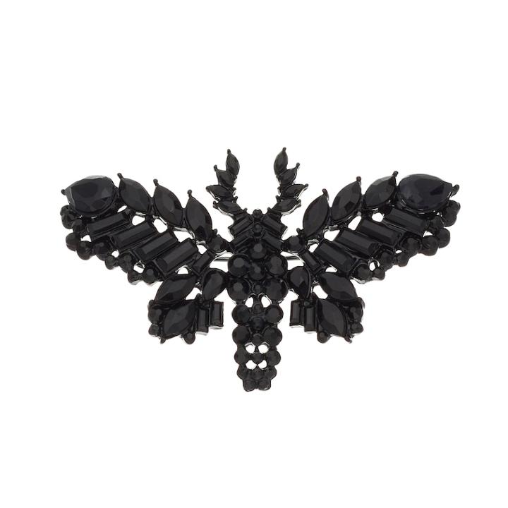 Simply Vera Vera Wang Black Moth Pin, Women's