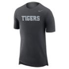 Men's Nike Clemson Tigers Enzyme Droptail Tee, Size: Xxl, Grey (anthracite)