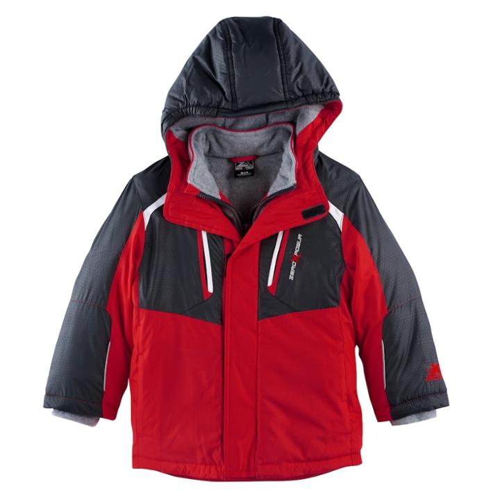 Boys 4-7 Zeroxposur Jake Heavyweight Jacket, Size: Small, Red
