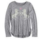 Girls 7-16 & Plus Size Mudd&reg; Graphic Tee, Size: 10, Med Grey