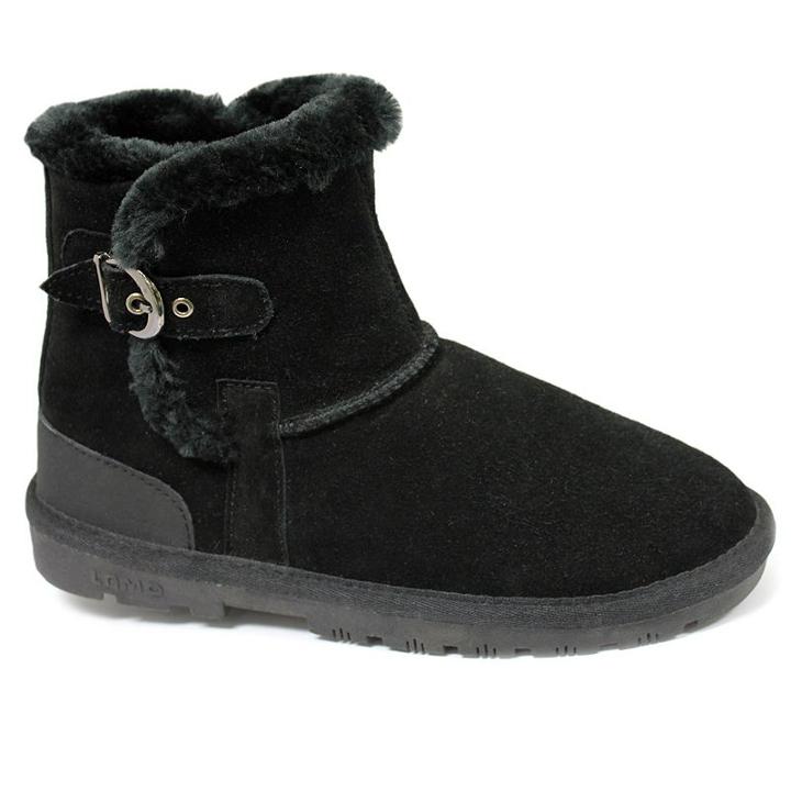Lamo Sporty Women's Suede Ankle Boots, Girl's, Size: 8, Black