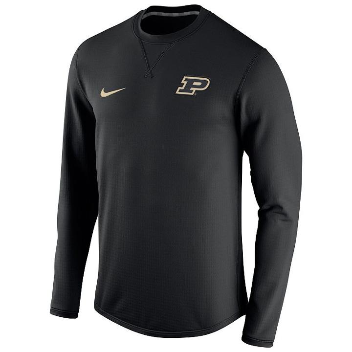 Men's Nike Purdue Boilermakers Modern Waffle Fleece Sweatshirt, Size: Medium, Ovrfl Oth