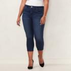 Plus Size Lc Lauren Conrad Capri Skinny Jeans, Women's, Size: 16 W, Dark Blue
