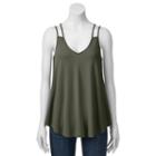 Juniors' Pink Republic Strappy Swing Camisole, Girl's, Size: Medium, Green Oth