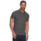Men's Apt. 9&reg; Modern-fit Solid Polo, Size: Large, Dark Grey