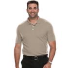 Big & Tall Croft & Barrow&reg; Classic-fit Easy-care Interlock Pocket Polo, Men's, Size: 4xb, Med Beige