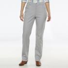 Petite Gloria Vanderbilt Amanda Classic Tapered Jeans, Women's, Size: 16 Petite, Light Grey