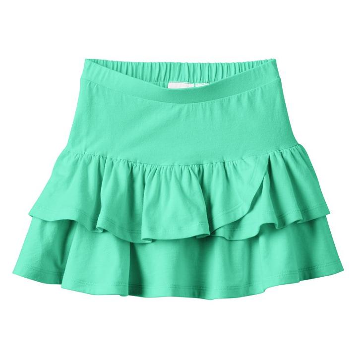 Girls 4-10 Jumping Beans&reg; Tiered Ruffled Skort, Girl's, Size: 5, Brt Green