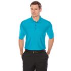 Men's Jack Nicklaus Regular-fit Staydri Striped Golf Polo, Size: Large, Turquoise/blue (turq/aqua)