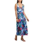 Women's Chaps Floral Maxi Dress, Size: Xs, Pink Ovrfl