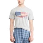 Big & Tall Chaps Fishing Graphic Tee, Men's, Size: 4xb, Grey