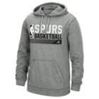 Men's Adidas San Antonio Spurs Icon Status Climawarm Hoodie, Size: Large, Grey