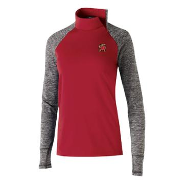 Women's Maryland Terrapins Affirm Pullover, Size: Large, Med Red