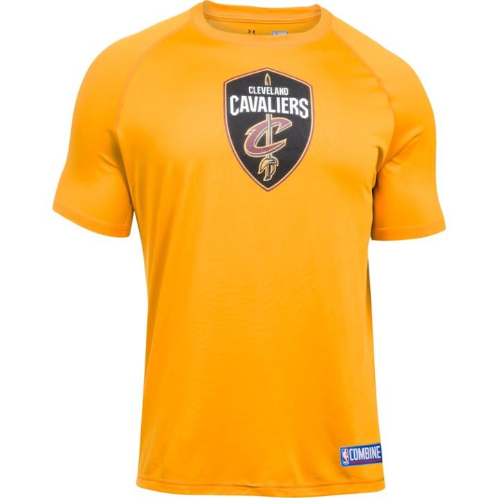 Men's Under Armour Cleveland Cavaliers Primary Logo Tech Tee, Size: Medium, Gold