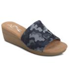 A2 By Aerosoles Sunflower Women's Wedge Sandals, Size: Medium (7.5), Med Blue