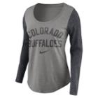 Women's Nike Colorado Buffaloes Raglan Essentials Tee, Size: Large, Dark Grey