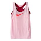 Girls 7-16 Nike Swoosh Built-in Sports Bra Racerback Tank Top, Size: Xl, Med Red