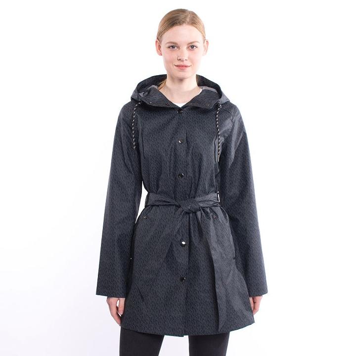 Women's Braetan Hooded Rain Jacket, Size: Medium, Blue