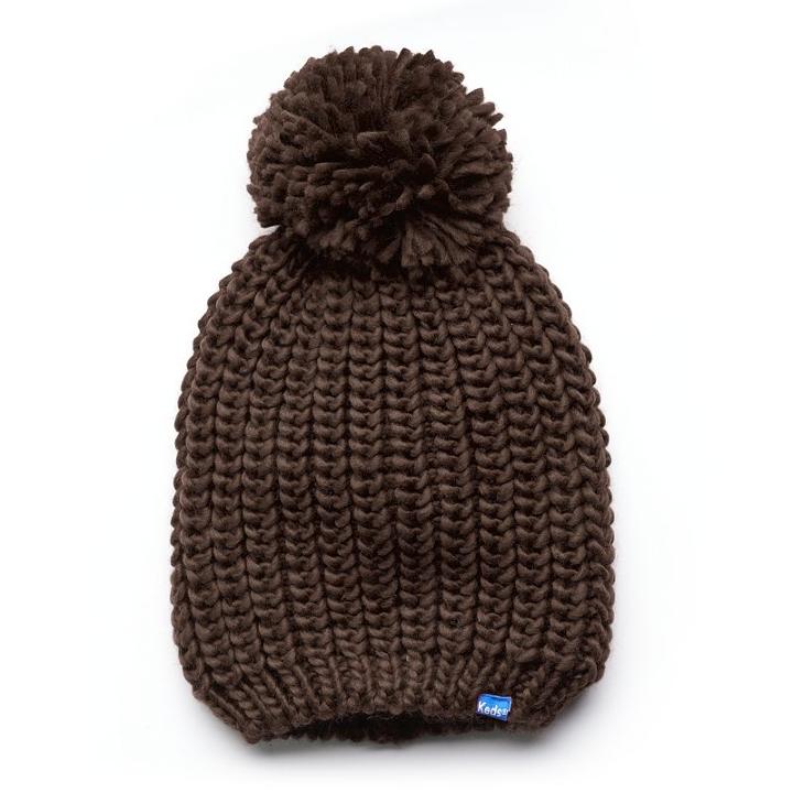 Women's Keds Cable-knit Slouchy Beanie, Brown