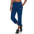 Women's Nike Fleece Capri Jogger Pants, Size: Small, Med Blue