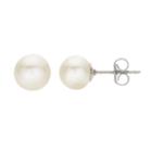 Pearlustre By Imperial Freshwater Cultured Pearl Stud Earrings - 8 Mm, Women's, White