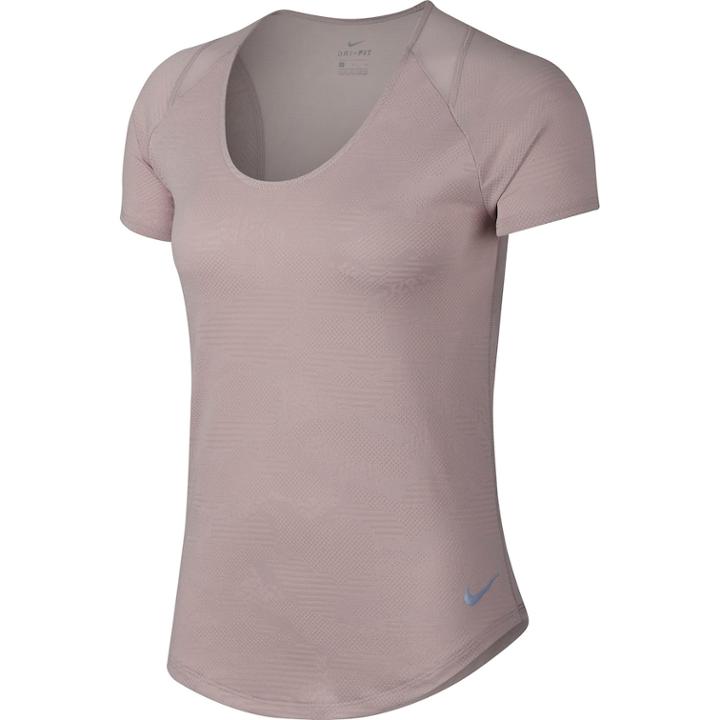 Women's Nike Breathe Running Top, Size: Small, Light Pink
