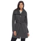 Women's Apt. 9&reg; Envelope Collar Jacket, Size: Xl, Grey