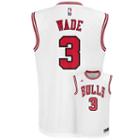 Men's Adidas Chicago Bulls Dwyane Wade Nba Replica Jersey, Size: Large, White