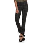 Juniors' Candie's&reg; Plaid Skinny Dress Pants, Teens, Size: Xl, Oxford